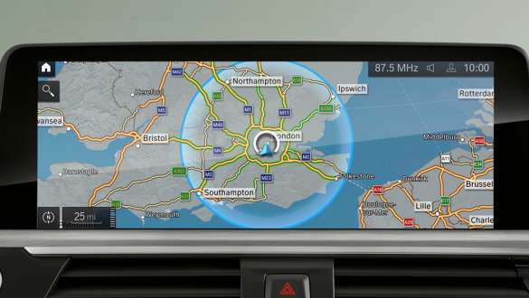 BMW Série 5 Touring 2021 G31 hybride rechargeable, système de navigation BMW Série 5 Touring 2021 G31 hybride rechargeable, système de navigation, vue en gros plan