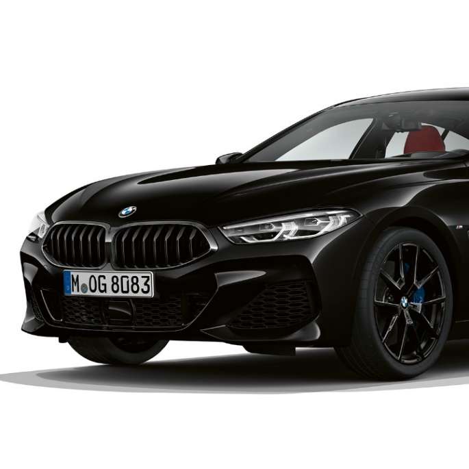 Kit M Sport, vue de trois quarts avant BMW Série 8 Gran Coupé, Kit M Sport, vue de trois quarts avant