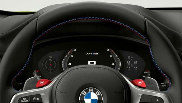 Combiné des instruments M spécifique de la BMW X4 M F98 LCI Facelift 2021 BMW X4 M F98 LCI restylage 2021 Combiné des instruments M spécifique