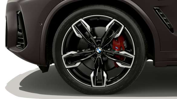 Jantes BMW M 21" en alliage léger, à doubles rayons 718 M BMW X4 M40i M40d G02 LCI 2021 BMW X4 M40i M40d G02 LCI Facelift Jantes BMW M 21" en alliage léger à doubles rayons 718 M