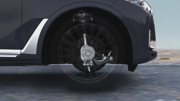Suspension pneumatique adaptative sur les 2 essieux Suspension pneumatique adaptative sur les 2 essieux : détail