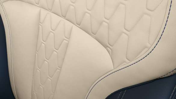 Intérieur en cuir haut de gamme de la BMW X7 SUV G07 Gros plan de l’intérieur en cuir haut de gamme de la BMW X7 SUV G07