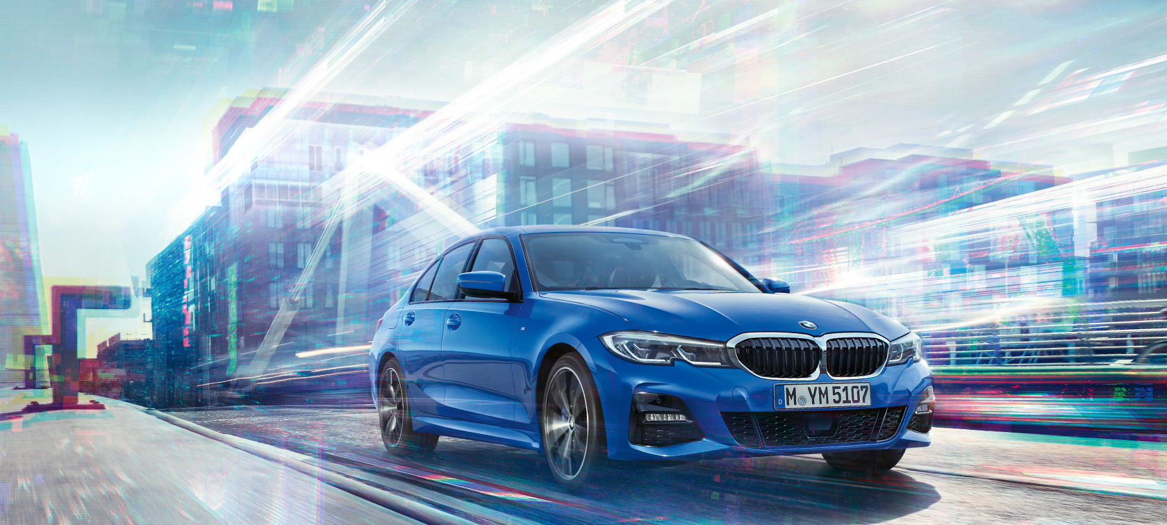BMW Série 3 Berline, vue de profil avant G20. BMW Série 3 Berline, vue de profil avant G20.