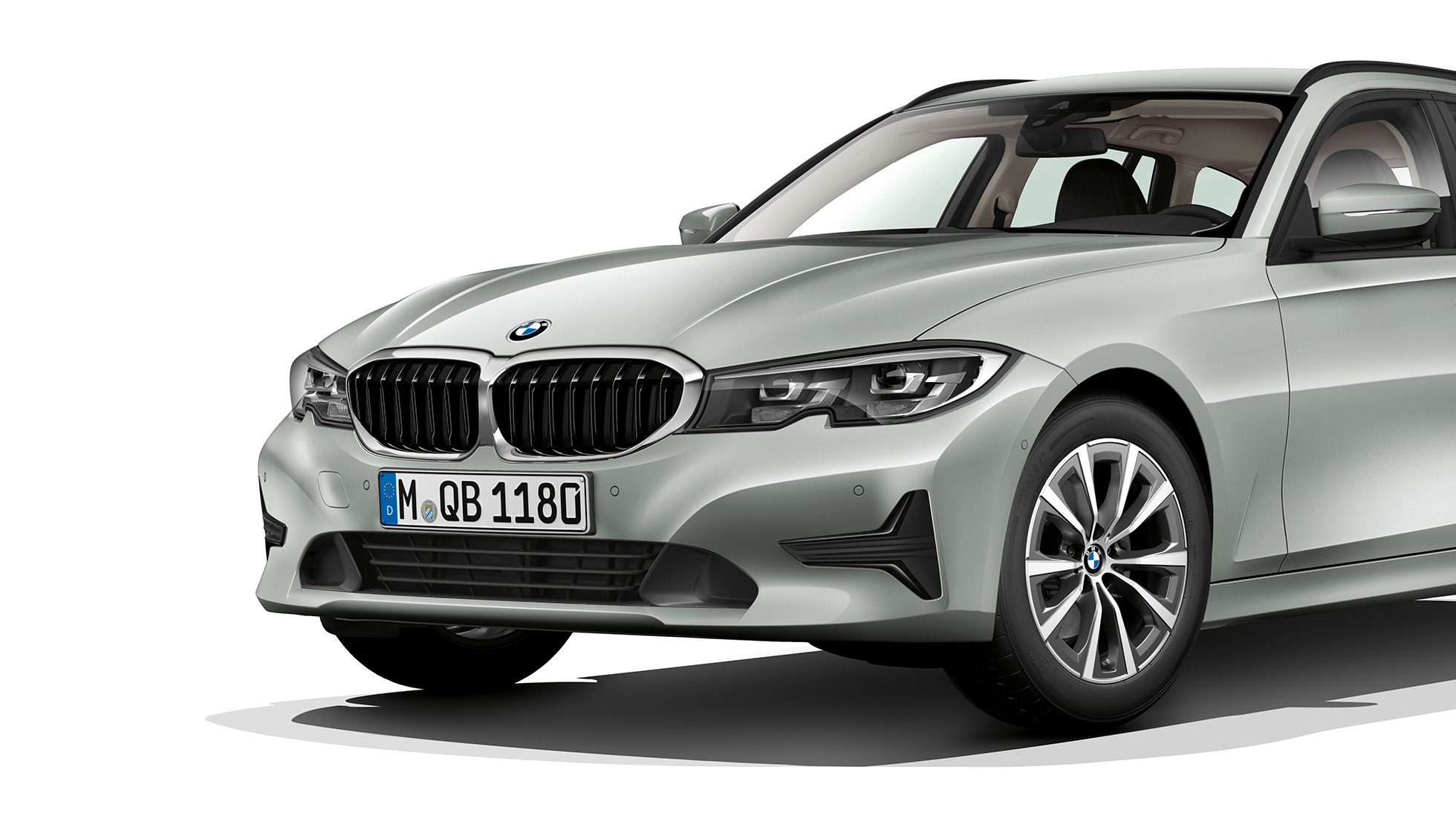 Modèle Advantage, vue de trois quarts avant BMW Série 3 Touring, Modèle Advantage, vue de trois quarts avant