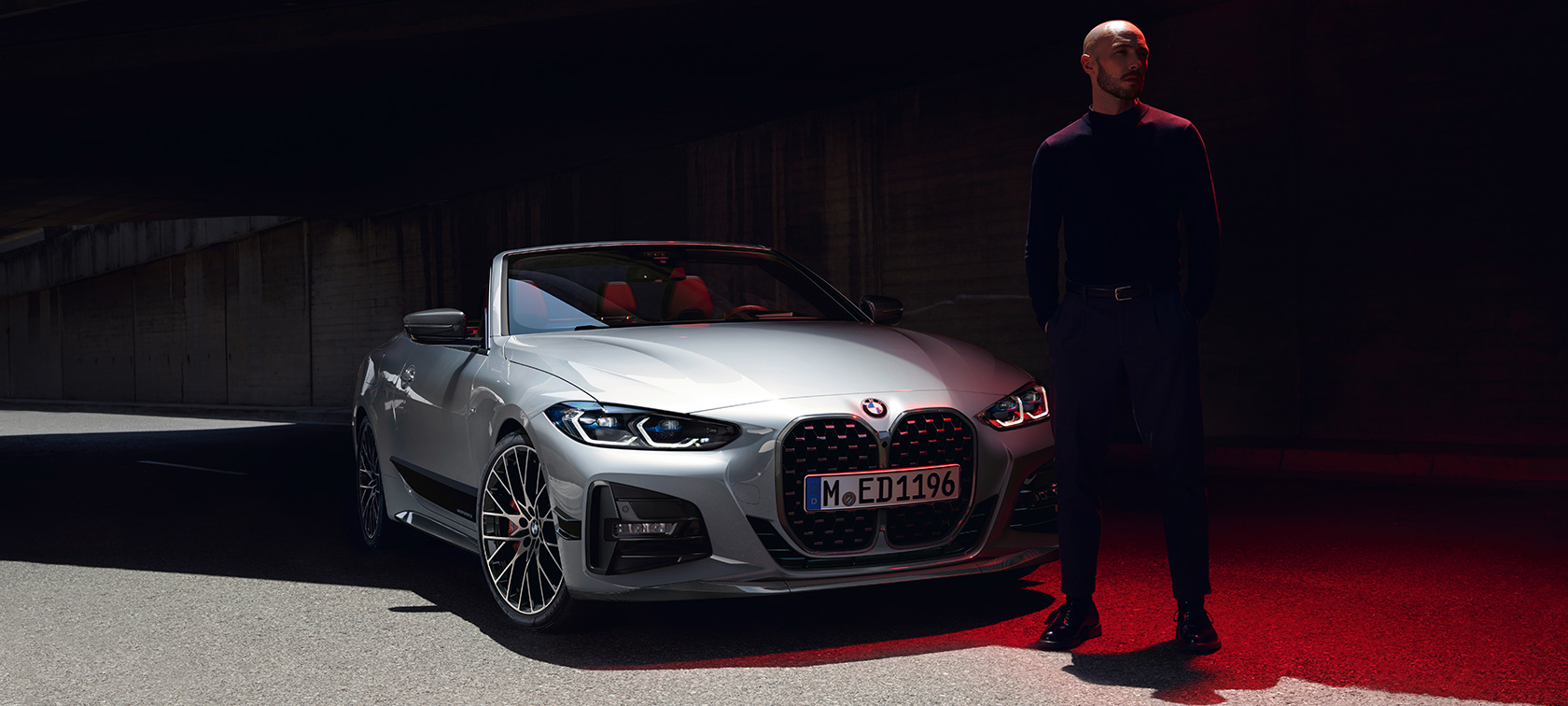 BMW Série 4 Cabriolet G23 2020, vue de trois quarts avant