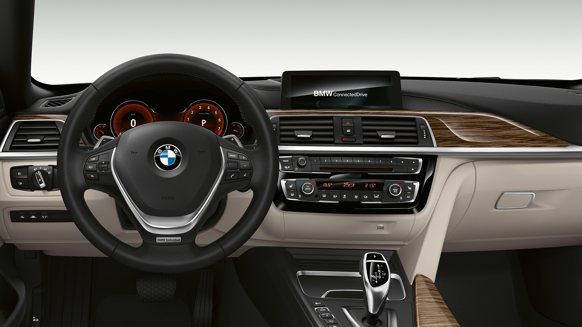 BMW 4 Series Gran Coupé, Model Luxury Line cockpit BMW Série 4 Gran Coupé (F36), Finition Luxury, intérieur de l'habitacle