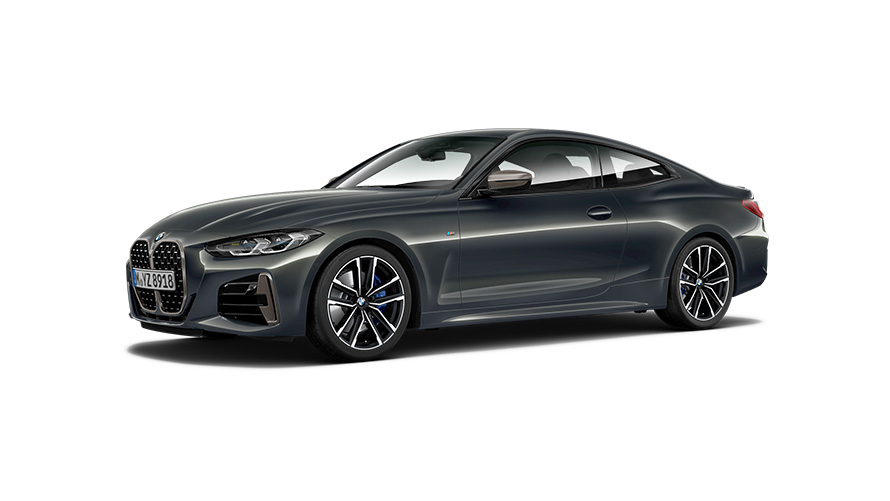 BMW Série 4 Coupé G22, vue de trois quarts de profil BMW Série 4 Coupé G22, vue de trois quarts de profil