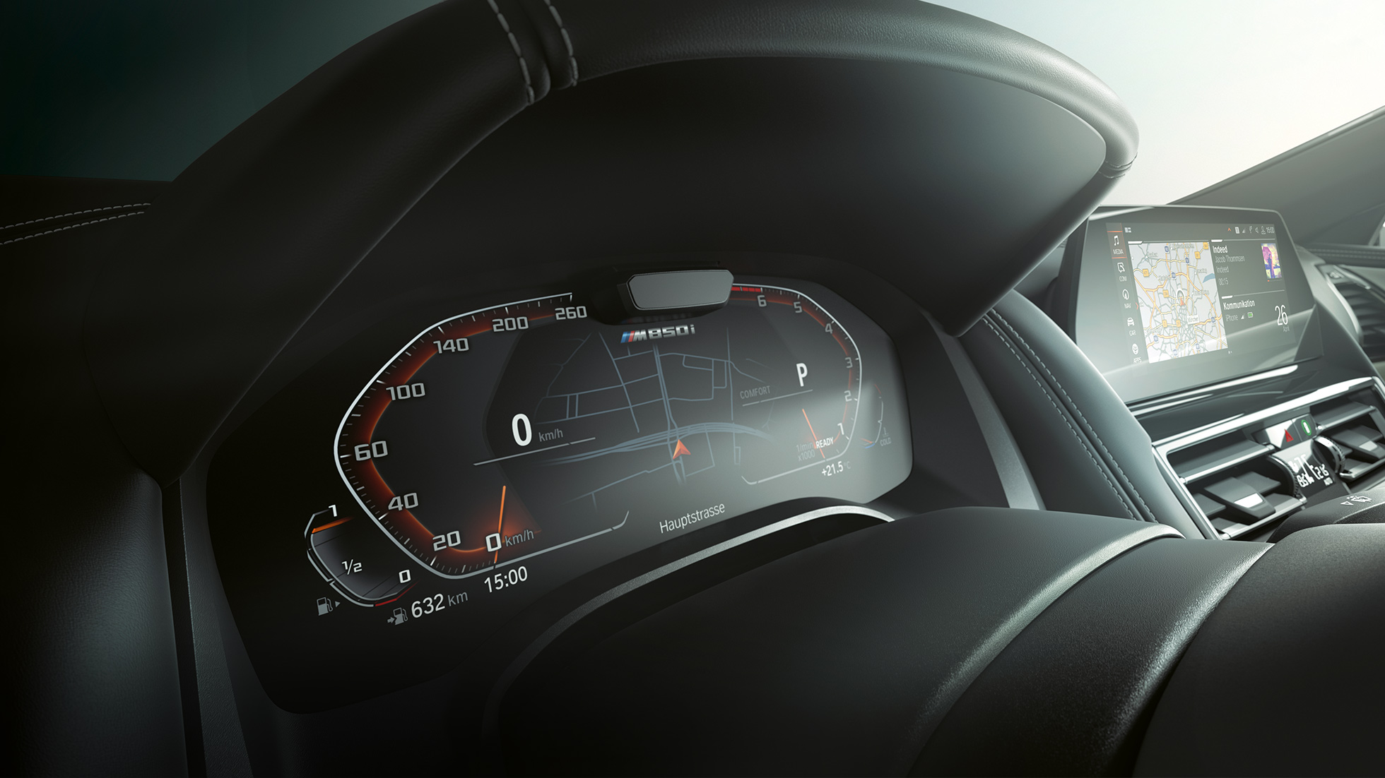 BMW M850i xDrive, combiné d'instrumentation. BMW M850i xDrive, combiné d'instrumentation.
