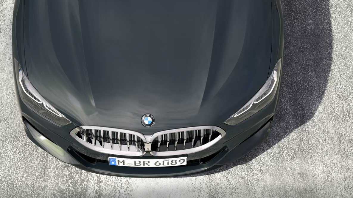 BMW M850i xDrive, avant vue du ciel, moteur essence 8 cylindres BMW TwinPower Turbo. BMW M850i xDrive, avant vue du ciel, moteur essence 8 cylindres BMW TwinPower Turbo.