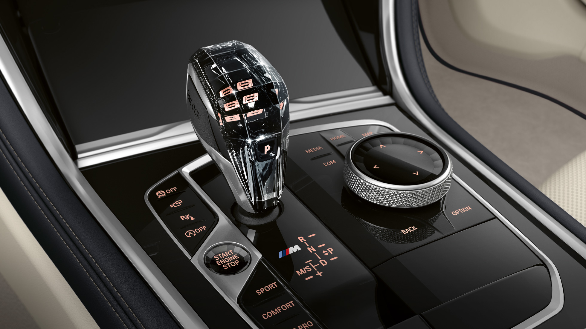 Applications en verre "CraftedClarity" G16 BMW Série 8 Gran Coupé, Appliques en verre "CraftedClarity" G16