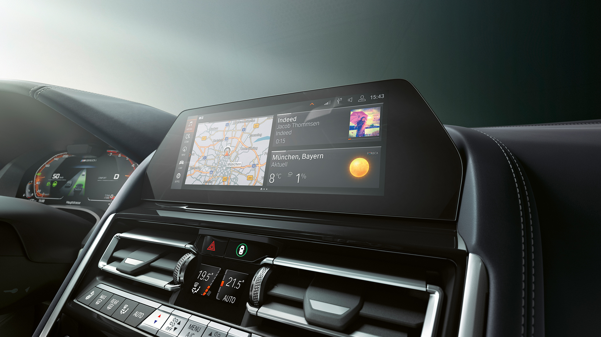 BMW Live Cockpit Navigation Pro G16 BMW Série 8 Gran Coupé, BMW Live Cockpit Navigation Pro G16