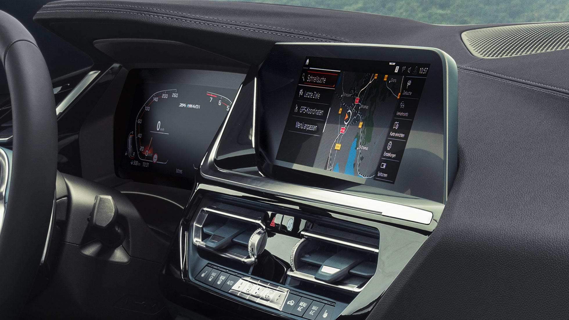 BMW Intelligent Personal Assistant, BMW Z4 M40i G29 BMW Intelligent Personal Assistant BMW Z4 Roadster M40i G29 2019 Control Display