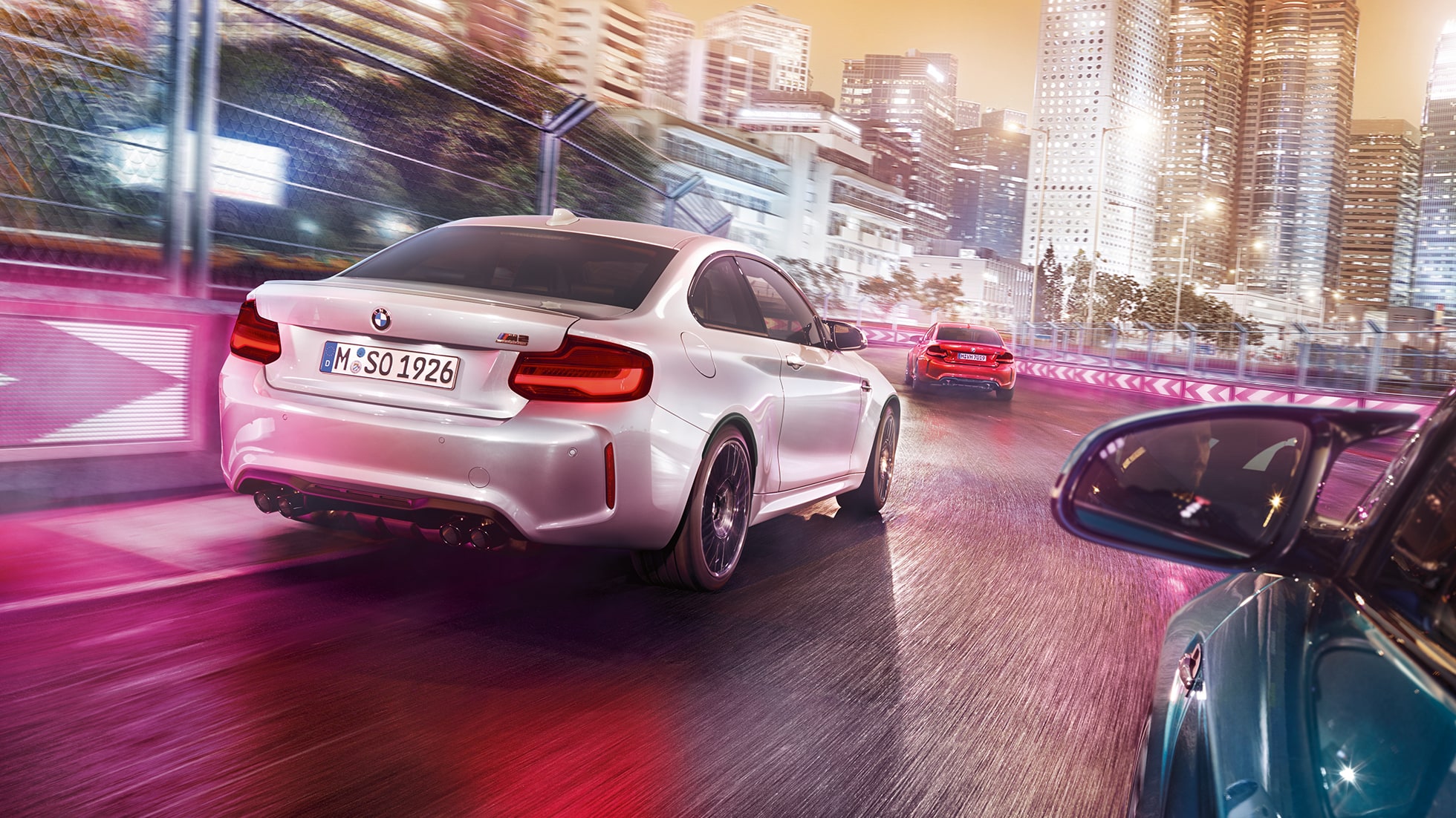 Châssis BMW M2 Competition F87 Châssis BMW M2 Competition F87 2018 Hockenheim Silber metallic