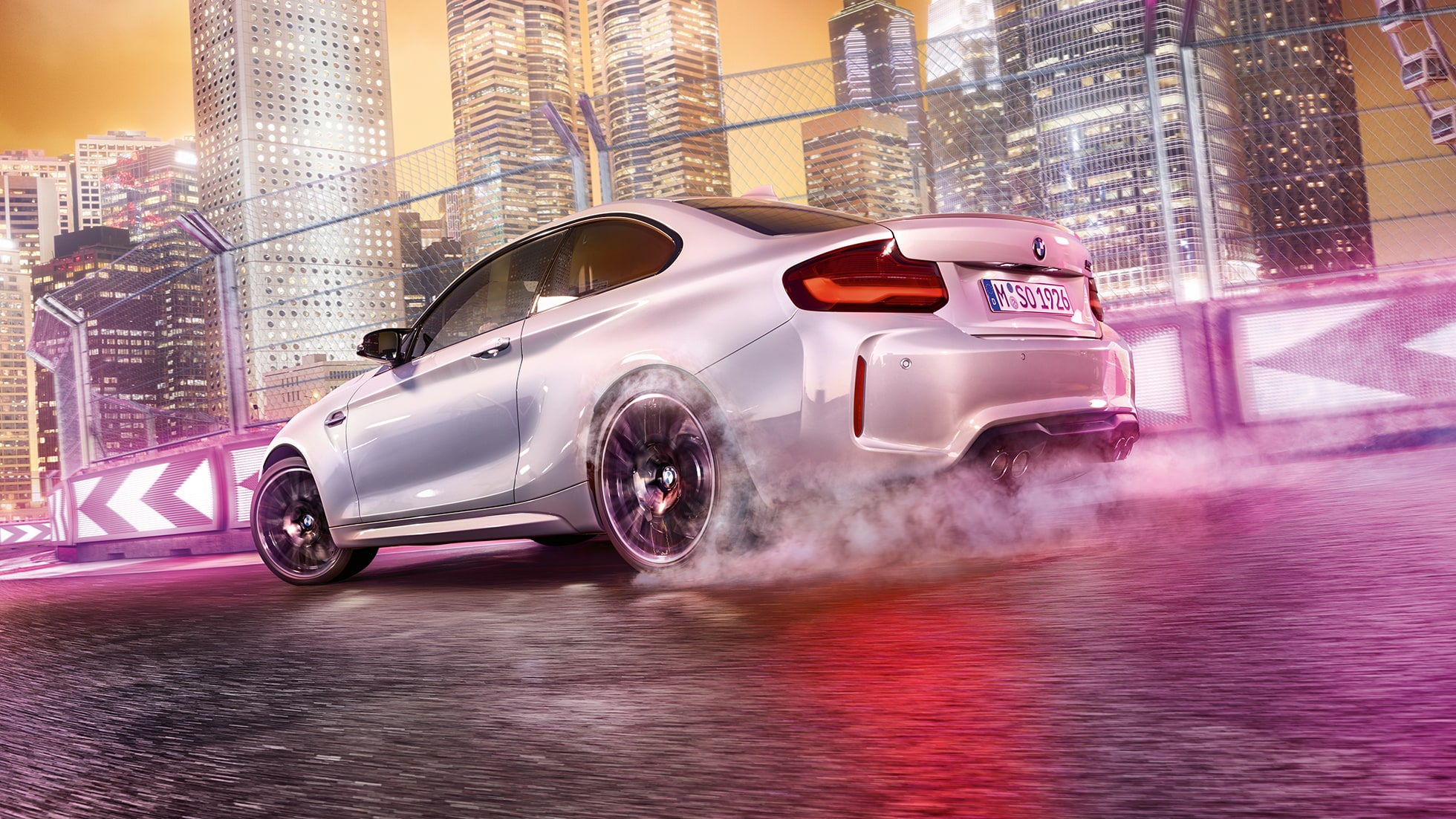 Design du véhicule BMW M2 Competition F87 Design du véhicule BMW M2 Competition F87 2018 Hockenheim Silber metallic vue de trois quarts arrière