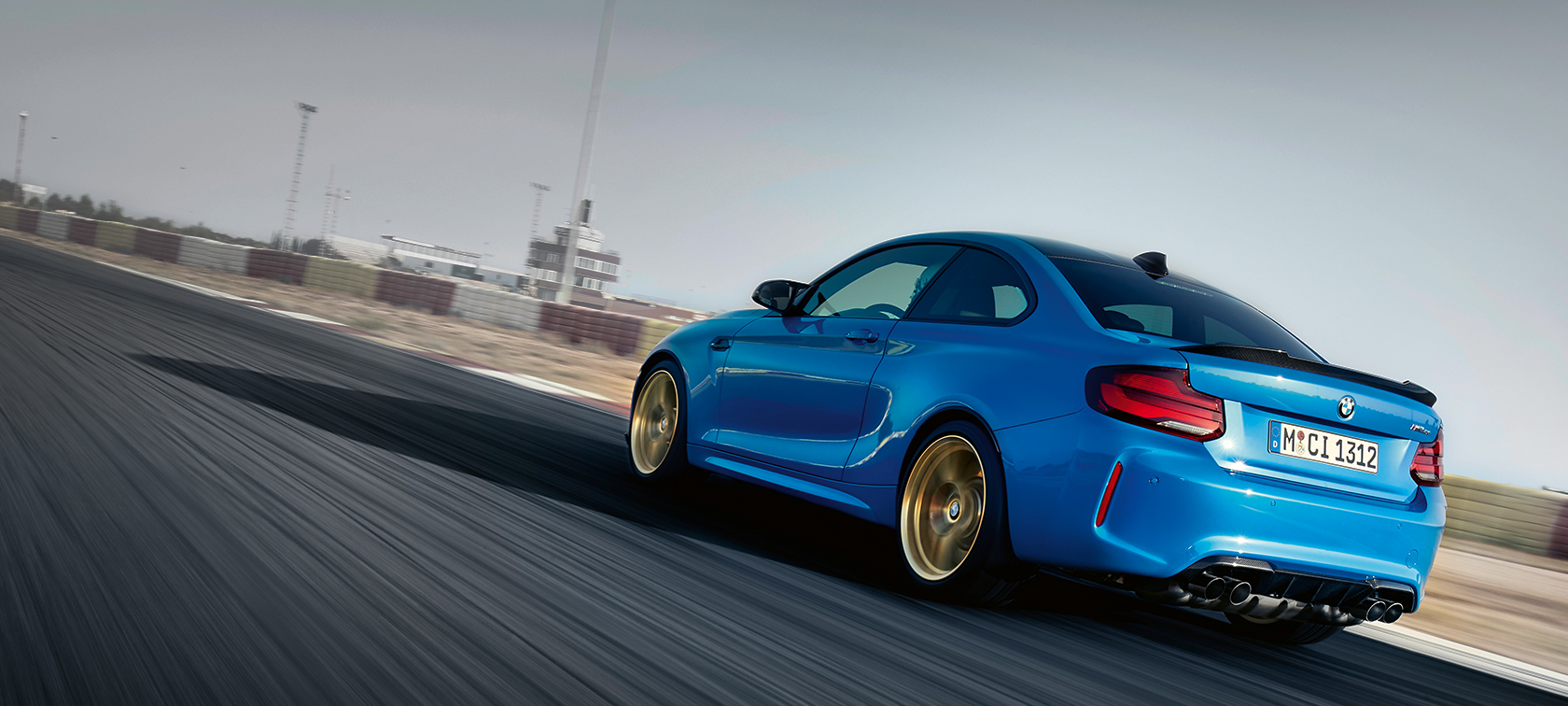 Modèles équipements BMW M2 CS F87 Modèles équipements BMW M2 CS F87 Misano Blau metallic vue