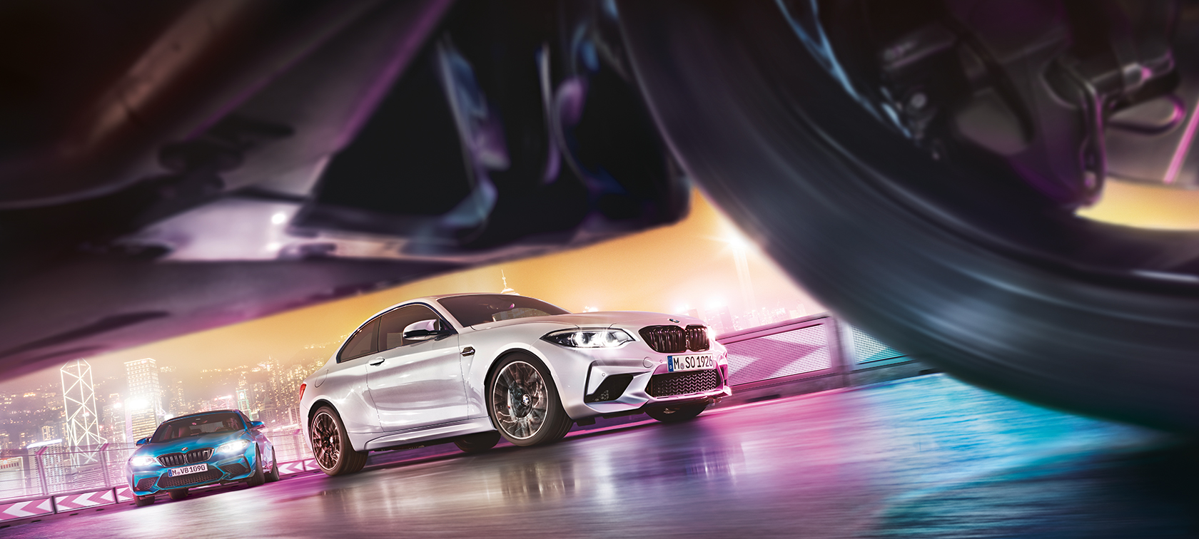 Caractéristiques techniques de la BMW M2 Competition F87 Caractéristiques techniques BMW M2 Competition F87 2018 Hockenheim Silber metallic 2020 vue de profil BMW Individual