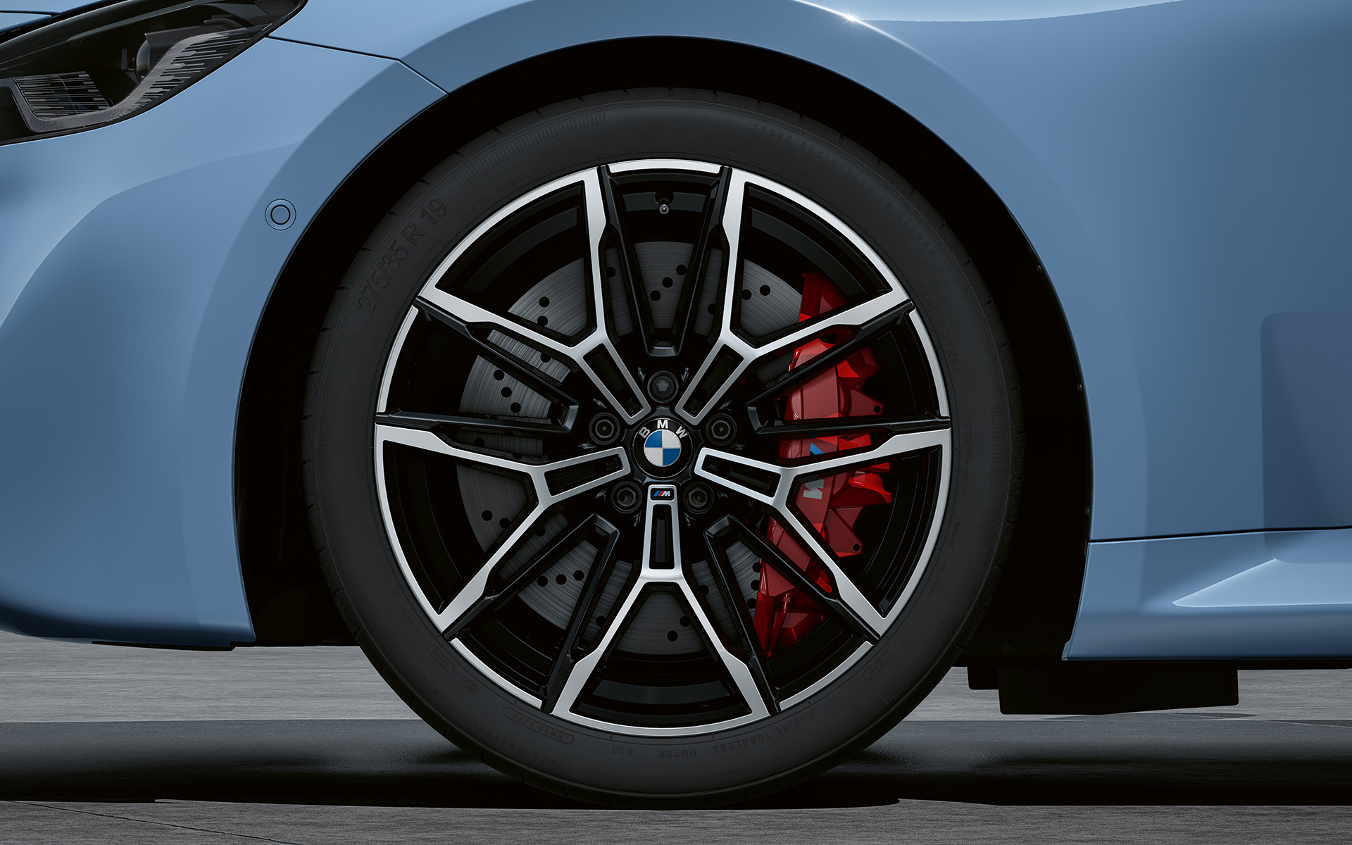 Jantes BMW M en alliage léger à doubles rayons 930 M BMW M2 G87