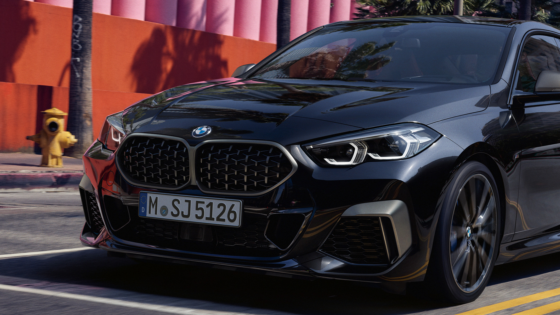 Design extérieur, BMW M235i xDrive Gran Coupé F44 Design extérieur BMW M235i xDrive Gran Coupé 2020 Black Sapphire metallic F44, vue de face