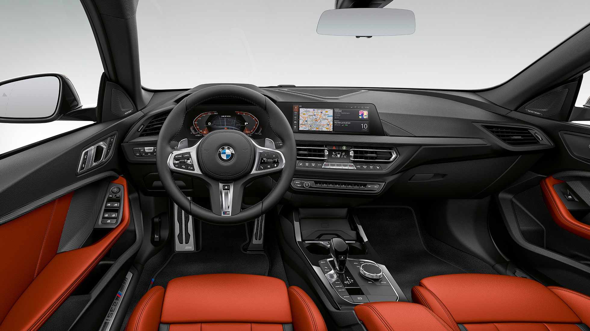 Poste de conduite, BMW M235i xDrive Gran Coupé F44 Poste de conduite orienté vers le conducteur, BMW M235i xDrive Gran Coupé 2020 F44, intérieur