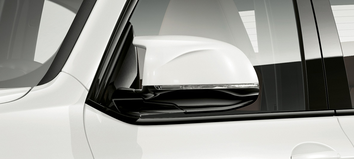 BMW X3 M, coques des rétroviseurs dans la teinte extérieure Extérieur de la BMW X3 M en Alpinweiß, coques de rétroviseur dans la teinte extérieure