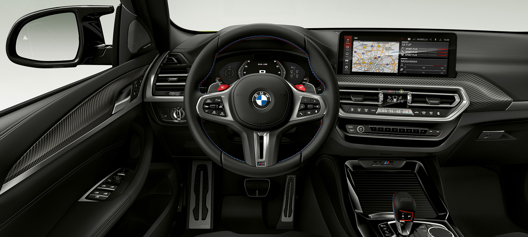 BMW X4 M Competition F98 LCI restylage 2021 poste de conduite intérieur