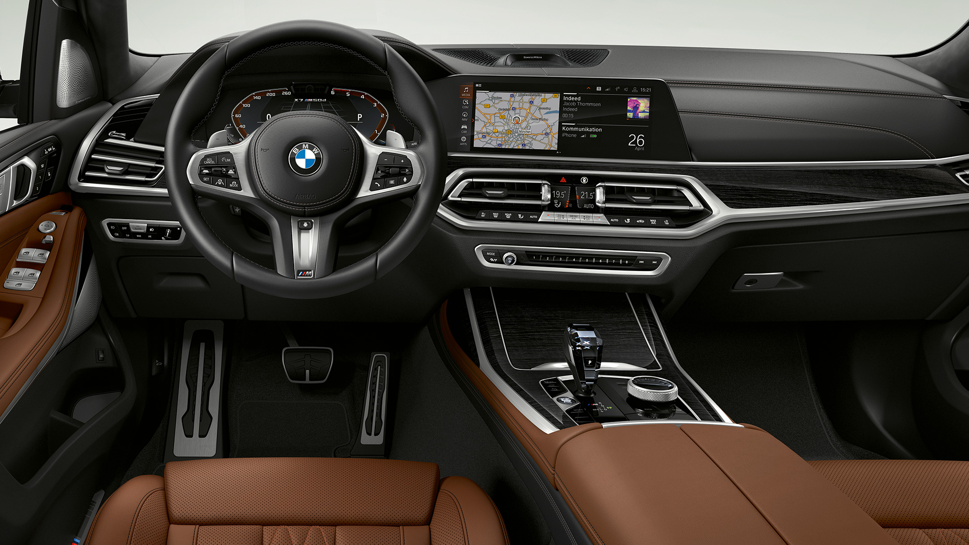 BMW X7 M50i, habitacle G07 BMW X7 M M50i, intérieur, G07, 2019