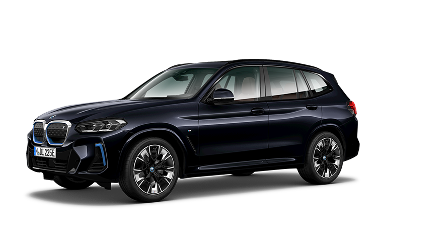 Modèles BMW X BMW iX3 G08 vue de trois quarts de profil