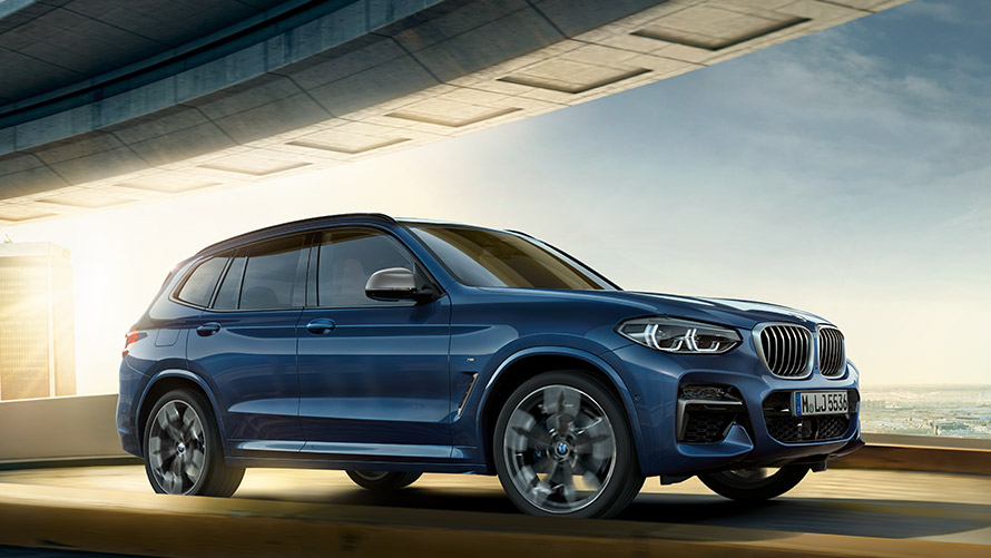 BMW X3 vue de profil BMW X3 vue de profil