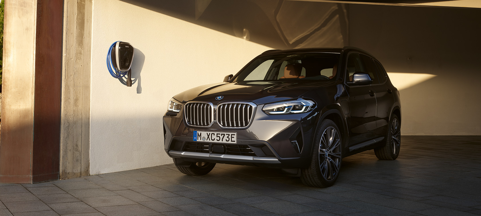 Plug-in Hybrid BMW X3 xDrive30e G01 Sophistograu vue de trois quarts avant 2021