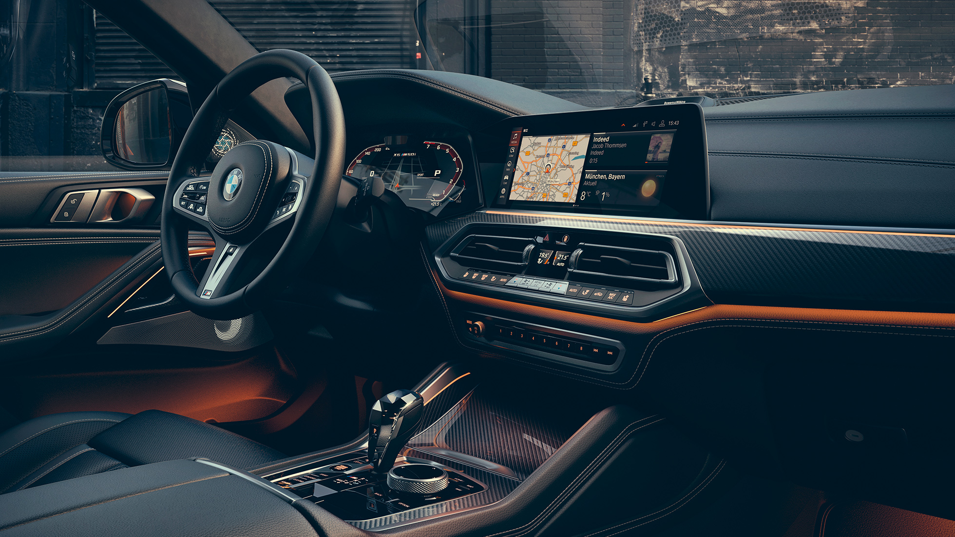 Intérieur de la BMW X6 G06. L'intérieur de la BMW X6 G06.