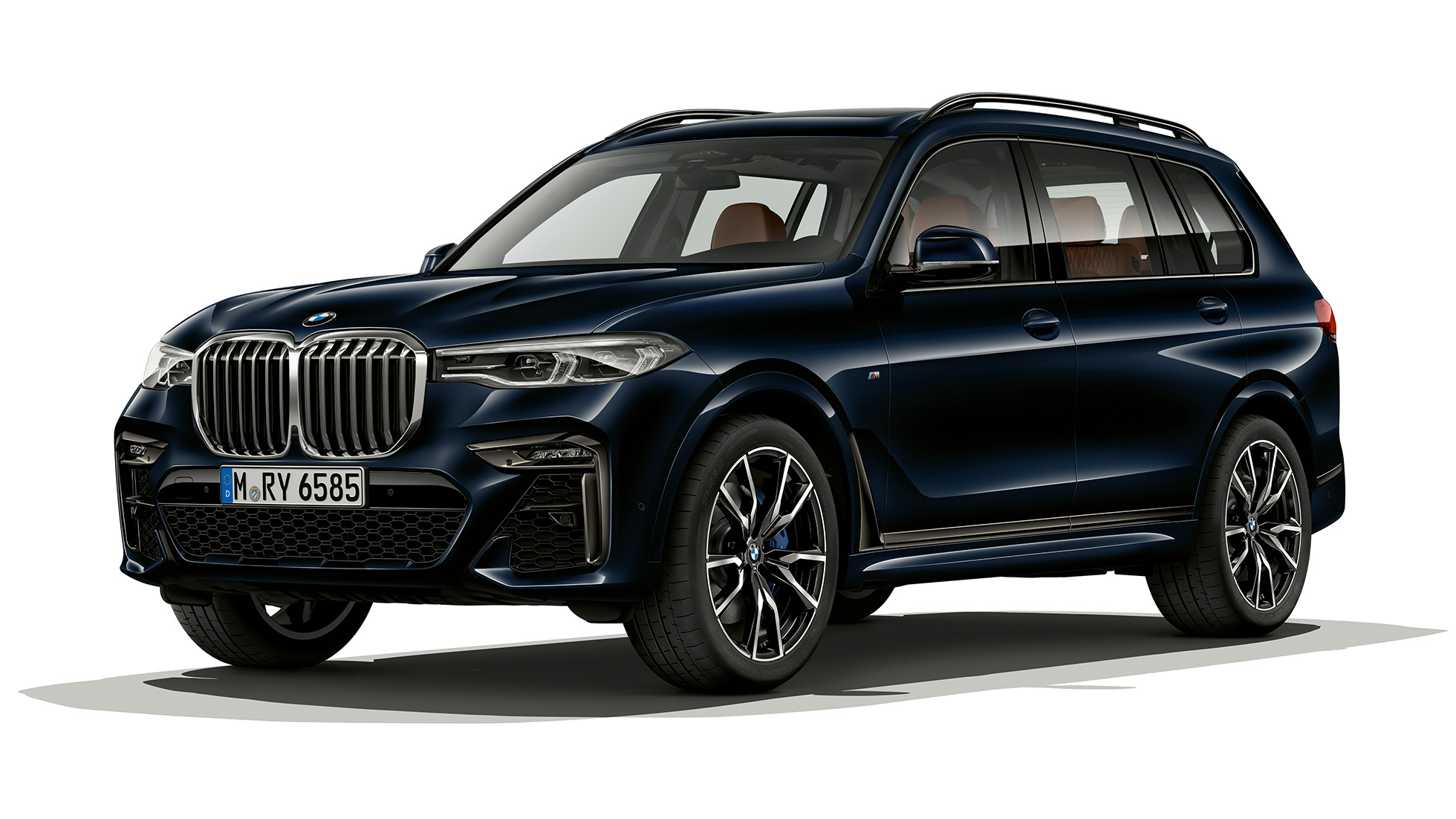 BMW X7 SUV BMW Individual X7 xDrive40i G07 Vue en studio de trois quarts avant de la BMW Individual X7 xDrive40i SUV G07