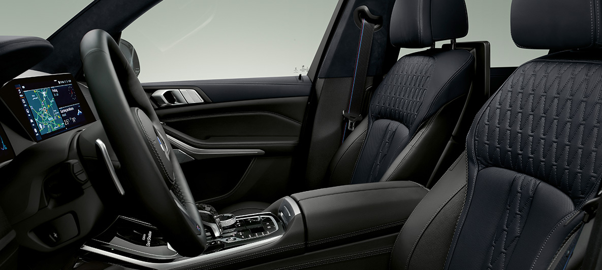 BMW Dark Shadow Edition, garnissage intérieur G07 BMW X7 G07 Dark Shadow Edition, garnissage intérieur G07