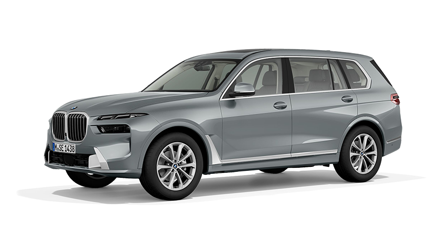 Modèles BMW X BMW X7 G07 vue de trois quarts de profil