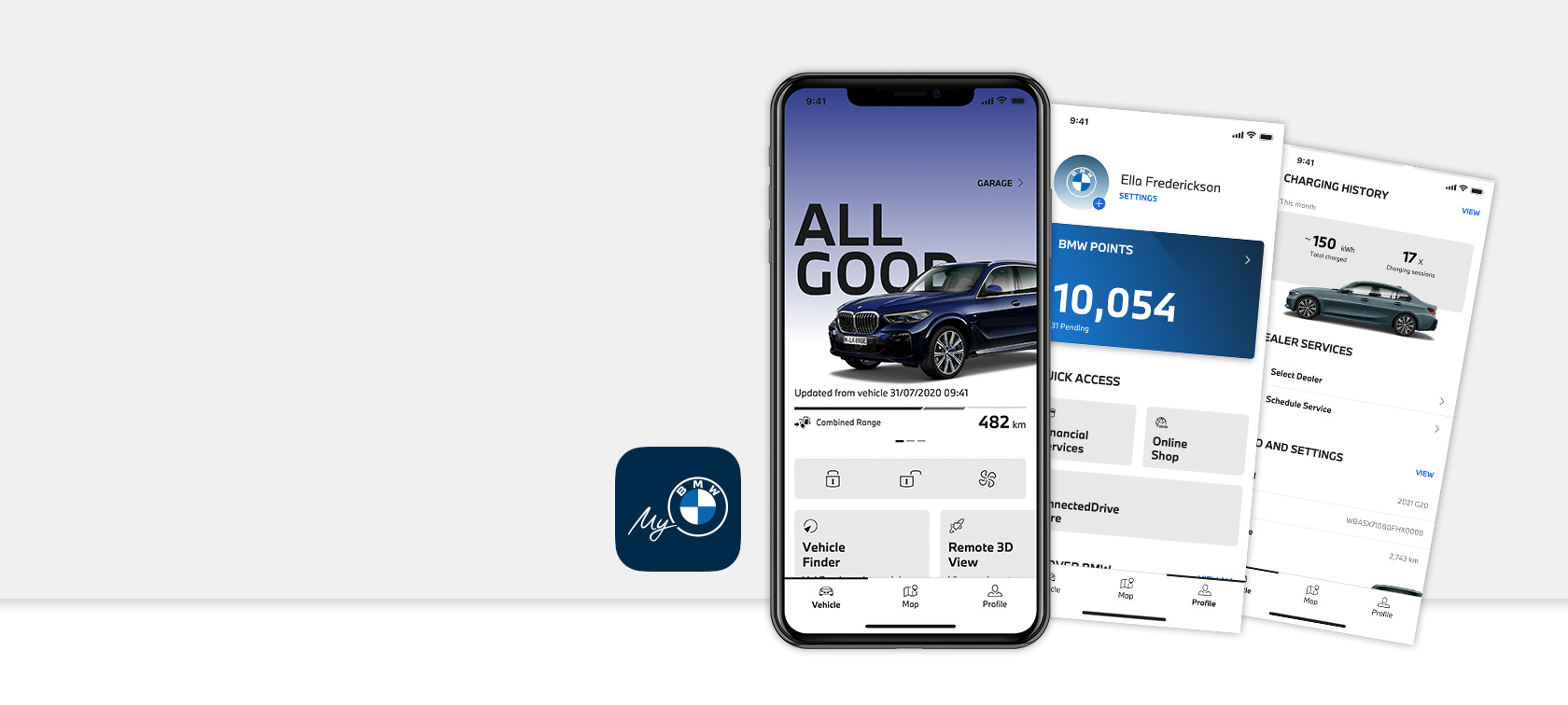 Apps BMW App My BMW sur smartphones