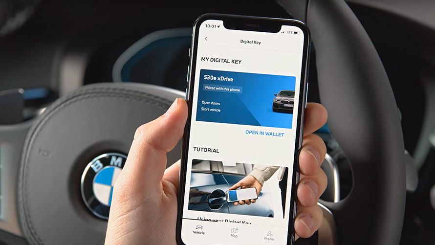 Fonctions et avantages de BMW Digital expliqués en vidéo La BMW Digital Key détaille les fonctions et les avantages en vidéo