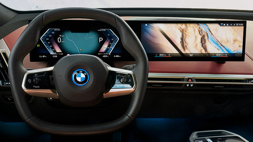 Poste de conduite BMW et BMW Curved Display avec MyModes Design Personal Poste de conduite BMW et BMW Curved Display avec MyModes Design Personal