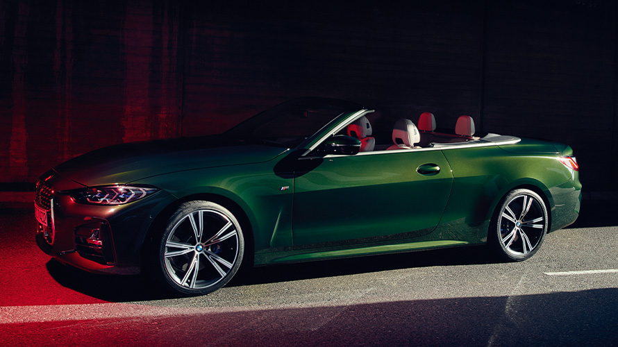 Vue extérieur de la BMW Série 4 Cabriolet