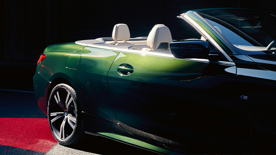 Vue extérieur de la BMW Série 4 Cabriolet