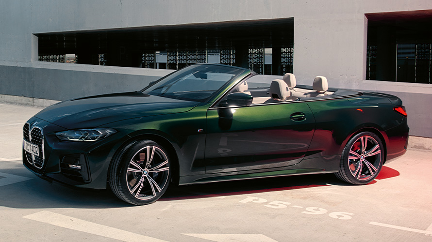 Vue extérieur de la BMW Série 4 Cabriolet