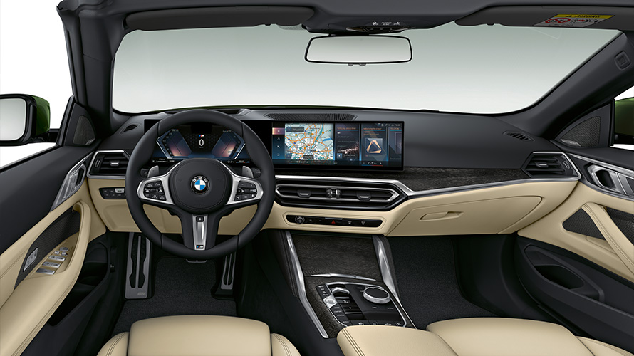 Poste de conduite de la BMW Série 4 Cabriolet