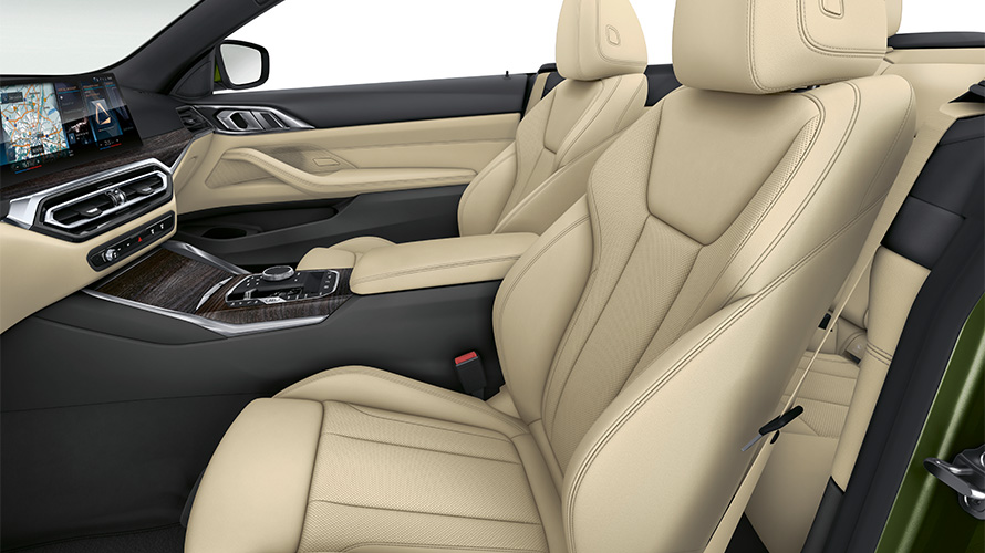 Sièges de la BMW Série 4 Cabriolet