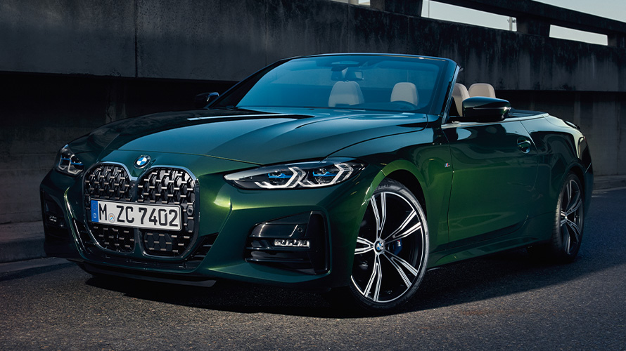 Vue extérieur de la BMW Série 4 Cabriolet