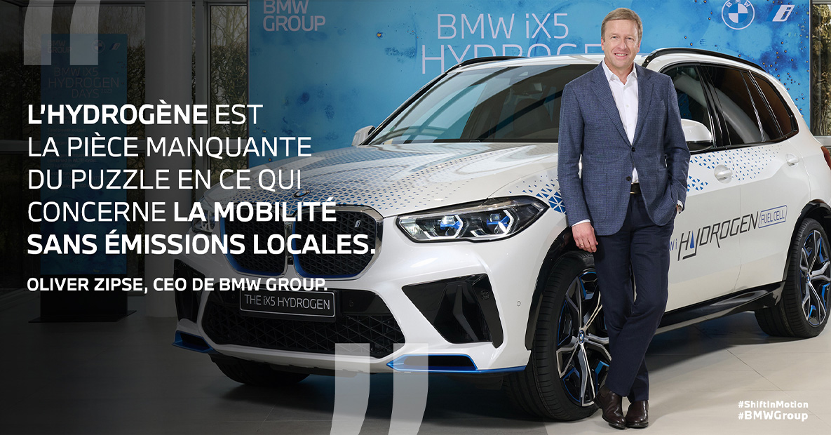 Oliver Zipse CEO BMW Group à propos de l'hydrogène
