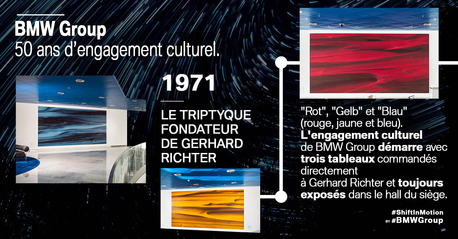 50 ans d'engagement culturel BMW Group #1. 50 ans d'engagement culturel BMW Group #1.