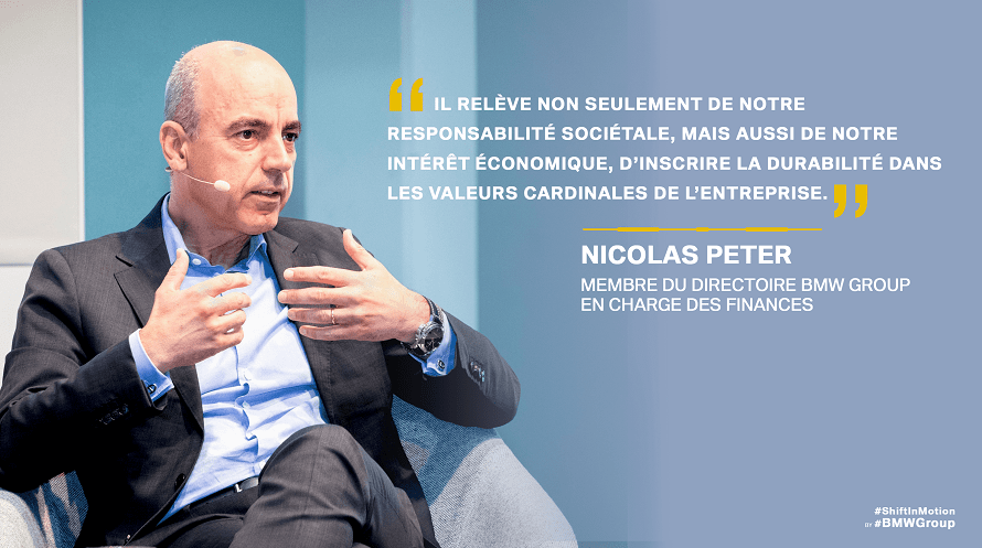 Nicolas Peter : "Il relève de notre responsabilité sociétale, mais aussi de notre intérêt économique, d'inscrire la durabilité dans les valeurs cardinales de l'entreprise." 