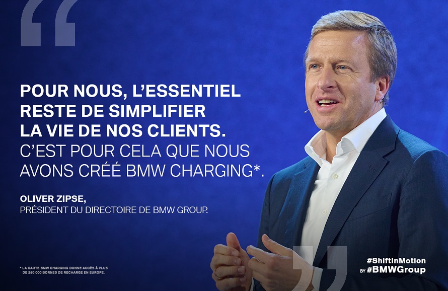 Oliver Zipse, Président du Directoire de BMW GROUP.