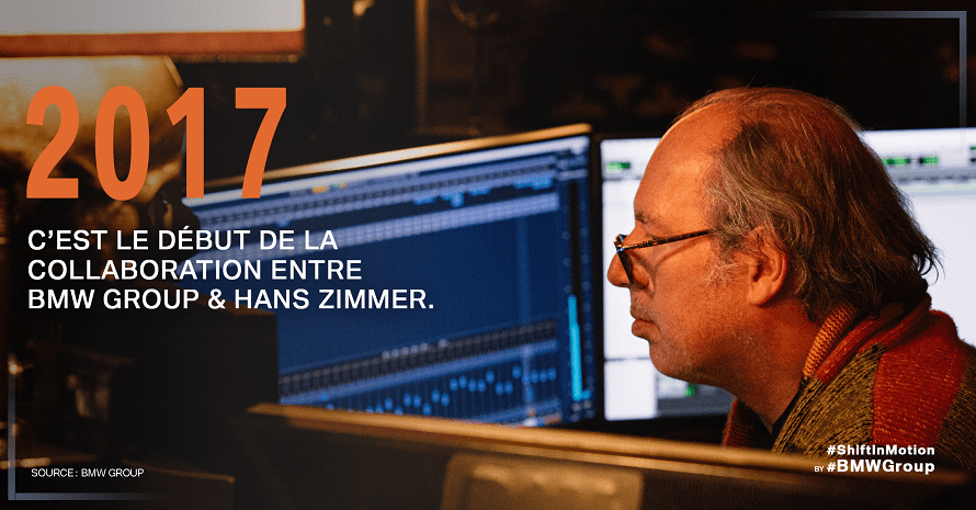 2017, c’est le début de la collaboration entre BMW Group et Hans Zimmer.