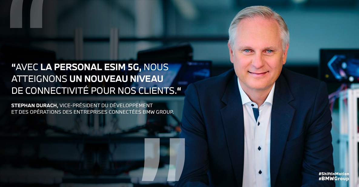 Stephan Durach vice président du développement et des opérations des entreprises connectées BMW Group
