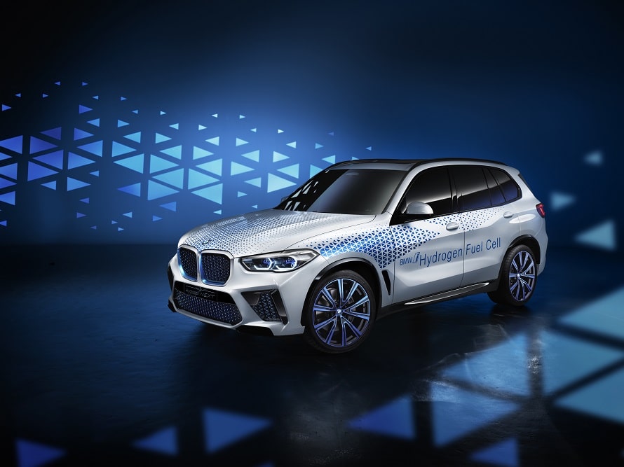 La BMW i Hydrogen NEXT au Salon de Francfort 2019.