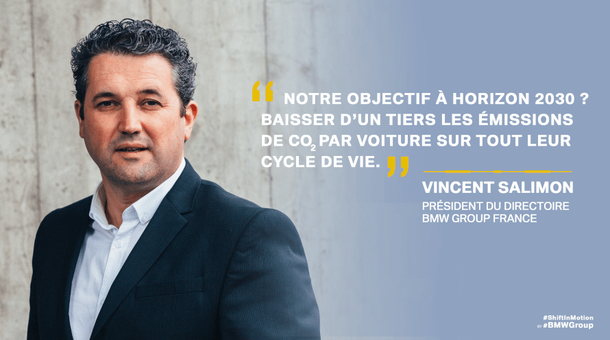 Vincent Salimon, président du directoire BMW Group France.